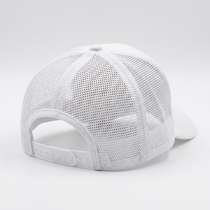 Gorra de camionero verde con malla trasera y visera curva, directamente de fábrica - Product Image 4