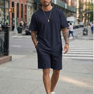 Conjunto de Verano para Hombre, Fabricante de Camisetas de Algodón y Pantalones Cortos Cargo, Suministro al por Mayor OEM - Product Image 2