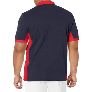 Polo épais T-shirt brodé en coton doux polos pour hommes col en tissu impression personnalisée t-shirts polo personnalisés en gros - Product Image 5