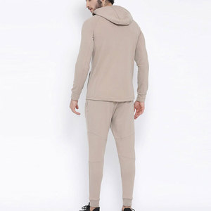 Ensemble de survêtement zippé personnalisé pour homme, style streetwear, nouveau design, en coton, pour commande en gros - Product Image 4