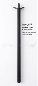 Encendedor de Gas Metálico Recubierto de Negro SKUAS SL7 de 48 cm de Largo, Encendedor Manual para Estufas de Cocina Comerciales y Uso en Cocina - Product Image 3