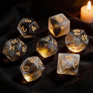 Boîte de présentation pour jeu de dés en résine, emballage de vente au détail, dés polyédriques en résine pour Dungeons and Dragons, accessoires de jeu professionnels en gros - Product Image 3
