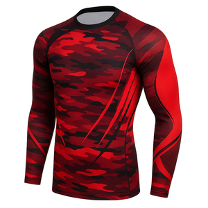 Professional Rash Guards <b>Athletic</b> Compression Fit Lightweight Stretch Fabric Quick Dry Eco-Friendly Breathable Full Sleeve - Product Image 6