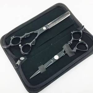 MORJE Surgical Professional Stainless Steel Hair Scissors Set Thinning <b>Shears</b> Right Handed Salon Use <b>Long</b> <b>Handle</b> Sharp Blade - Product Image 1