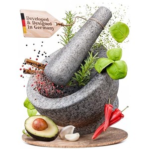 ชุดครกและสากไม้สักพรีเมียม - เครื่องบดครัวทำมือขายส่ง - Product Image 6