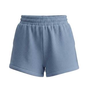 Shorts de Playa para Mujer, Cintura Media, Corte Holgado, Felpa de Poliéster/Algodón, Color Sólido, Lavado Desgastado, Antiarrugas, Secado Rápido, Transpirables - Product Image 5