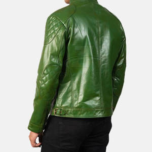 Chaqueta de Cuero Genuino para Motociclistas, Tejido Transpirable, Nuevo Estilo 2026, Chaqueta de Cuero para Hombre - Product Image 4