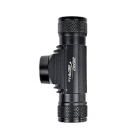 Lampe frontale LED en aluminium ZEROBEAM H1, rechargeable, résistante à l'eau, faisceau large avec mode lumière de lune, portée de 145 m