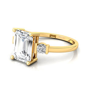 Anillo de Compromiso con Diamante de Laboratorio con Corte Brillante Redondo Certificado por IGI, para Hombre y Mujer, Oro de 14k y 18k, Diamante Cultivado en Laboratorio de 2 Quilates, Anillo Solitario de Lujo - Product Image 6