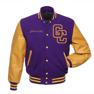 Hot Selling for <b>Wool</b> Sleeve Baseball Letterman Varsity Jacket for Adults Kids Custom Colors Eco-Friendly Front Wholesale - Product Image 1