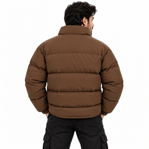 Chaqueta de Invierno Personalizada para Hombre, Chaquetas Acolchadas de Marca Privada, Abrigo Casual Cálido con Relleno de Burbujas, Proveedor de Moda en EE. UU. - Product Image 2