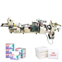 Máquina Plegadora de Servilletas Totalmente Automática, Motor y Motorización, Impresión a 2 Colores, Plegado 1/4, 1/6, 1/8, 1000-2000 piezas/min para Restaurante