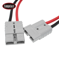 Kabel Konektor Arus Tinggi 50A 8AWG Kabel Daya Baterai 0.3m‑10m Kabel Harness Steker Jantan ke Jantan untuk Baterai Penyimpanan Tenaga Surya RV