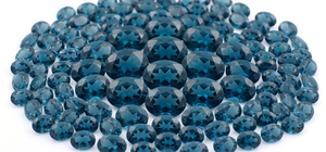 Atractiva piedra preciosa de topacio azul de Londres, forma ovalada, tamaño 7x5 mm, topacio azul suelto, corte facetado, piedra semipreciosa para joyería. - Product Image 2