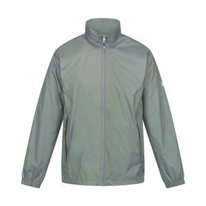 เสื้อแจ็คเก็ตกันลมสีเขียวเข้มสำหรับผู้ชาย |   เสื้อแจ็คเก็ตฝึกซ้อมน้ำหนักเบาแบบคอตั้ง รับผลิตตามสั่ง แบรนด์ส่วนตัว สำหรับกีฬากลางแจ้ง - Product Image 1