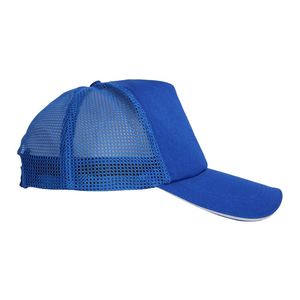 Casquette de baseball en maille à 5 panneaux vierge, promotionnelle en gros, pour broderie, impression par sublimation, logo personnalisé, casquette publicitaire de type trucker 2026 - Product Image 5
