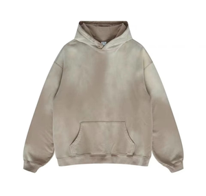 Sudadera con Capucha Vintage de Algodón con Logotipo Personalizado al por Mayor, Sudadera con Capucha de Felpa Francesa, Sudaderas con Capucha Populares para Mujer con Lavado Ácido - Product Image 4