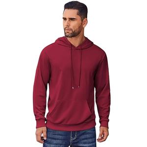 เสื้อฮู้ดน้ำหนักเบาผ้าฟลีซผสมสามส่วนทำจากผ้าฝ้ายโพลีเอสเตอร์100% สำหรับฤดูหนาวโลโก้ตามสั่ง - Product Image 1