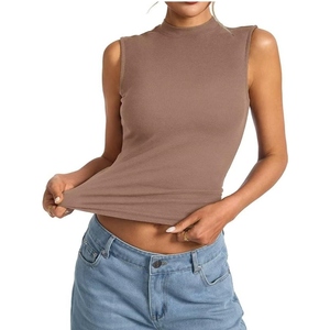 Camiseta Deportiva sin Mangas para Mujer, Ajustada, Transpirable, de Secado Rápido, para Gimnasio, de Alta Elasticidad, con Cierre Frontal - Product Image 3