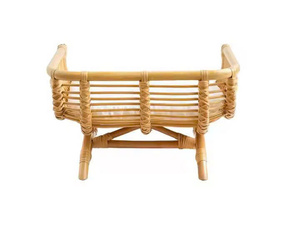 เตียงสัตว์เลี้ยงแบบใหม่ ดีไซน์รักษ์โลก ทำจากหวายสาน พร้อมเบาะนุ่ม สำหรับสุนัขและแมว ใช้ในบ้าน ทำด้วยมือจากเวียดนาม รูปทรงถอดซักได้ - Product Image 3