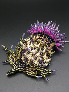 Premium Quality MD HANDICRAFTS Handmade Embroidered Brooch with Colorful Bead Embellishments for Wedding for Ages 16-20 - Product Image 5