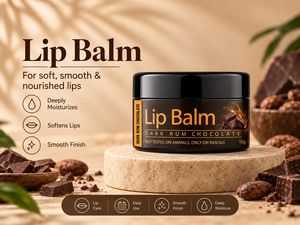Fabricante de Bálsamo Labial de Chocolate con Ron Oscuro |   Proveedor de Cuidado Labial de Marca Privada y Personalizado - Product Image 1