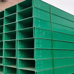 Système de support de chemin de câbles en plastique renforcé de fibres de verre (FRP) industriel pour la pose de câbles, fabriqué au Shandong - Product Image 1