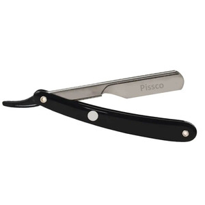 Rasoir droit pliant en acier inoxydable avec lame droite, couteau de barbier, rasoir personnalisé avec logo - Product Image 2