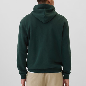 Sudadera con Capucha Verde para Hombre, 100% Algodón, Felpa Francesa, Bolsillo Frontal, Estilo Casual para Otoño, Corte Regular, Logotipo Impreso y en Oferta Online - Product Image 2