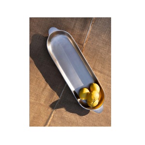 Stainless Steel Serving Platter <b>Large</b> Round Metal Food <b>Tray</b> Durable Mirror Finish Serving Plate for Restaurant Catering - Product Image 4