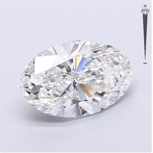 Diamante Cultivado en Laboratorio con Certificación IGI, Corte Oval Brillante de 4.06 CT, Color D, Claridad IF, CVD LG 778649083, ROYAL GEMS, Super Joyería - Product Image 2