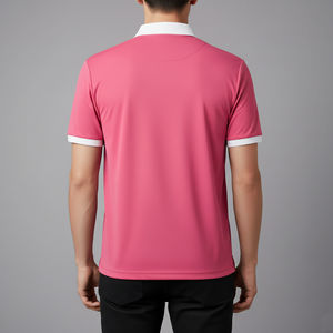 Camiseta polo para hombre con estampado personalizado OEM, corte regular, 100% algodón, manga corta, secado rápido, ropa informal, ropa de calle, camisetas de golf para hombre - Product Image 2