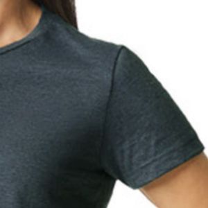 Camiseta Casual de Manga Corta para Mujer, Cuello Redondo, Algodón Suave, Básica, Cómoda, Transpirable, Ropa de Moda para Uso Diario - Product Image 5