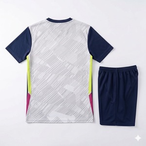 <b>Badminton</b> Jersey for Clubs and Academies Custom Printed Team Sports Uniform High Quality Fabric for Long Lasting Use - Product Image 2