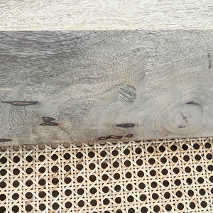 Table basse ronde Vandana Aston Vista en bois et cannage - Product Image 6