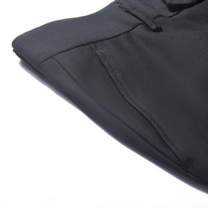 Nouveau pantalon décontracté noir pour homme avec effet drapé, coupe slim, pantalon de costume pour homme - Product Image 5