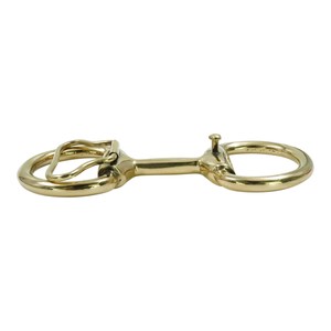 Cinturón de Gamuza con Hebilla de Metal Dorado, Diseño Clásico para Mujer y Hombre, Estilo Ecuestre, Cinturones y Accesorios de Cuero Genuino - Product Image 3