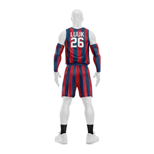 Ensemble de maillots de basket-ball personnalisés avec nom, numéro et logo du joueur, service de fabrication de vêtements d'équipe de haute qualité - Product Image 2