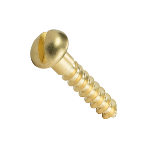 Tornillos de Cabeza Redonda Ranurada de Latón Sólido Personalizados para Muebles y Proyectos de Carpintería Decorativa - Product Image 3