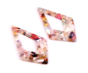 Resin Earrings Durable Stylish Design <b>Crystal</b> Fashion Accessories for Party Wear New Trendy Handmade - Product Image 3
