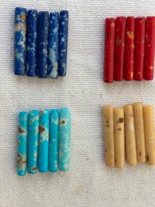 Natural Buffalo Bone Spotted Hair Pipes Tribal Jewelry Making Beads Distressed Polished Bone Spacers For Native Crafts - Product Image 5