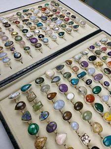 Anillos de gemas mixtas de última moda para joyería de lujo, anillos de cristal con gemas mixtas para mujer en diferentes colores - Product Image 5