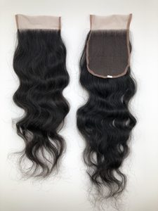 Venta directa de fábrica de la cutícula del vendedor alineado HD Lace 5X5 Indian Temple Remy Hair Closure Precios al por mayor High Human Hair - Product Image 5