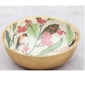 Bol de service décoratif en métal fait main, écologique, pour fruits secs, idéal pour les collations et desserts – Produit très vendu - Product Image 5