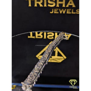 Bracelet élégant en diamant de laboratoire VVS, fabriqué en argent sterling 925, bijoux de luxe haute brillance par Trisha Jewels - Product Image 3