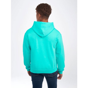 Sudadera con Capucha de Felpa Suave JERZEES NuBlend 996MR, Logotipo Personalizado, Proveedor Directo de Fábrica, Exportación, Color Azul California - Product Image 6