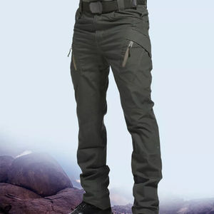 Pantalon cargo tactique décontracté avec design Ripstop, taille mi-haute, braguette zippée, tissu Oxford pour opérations sur le terrain et équipement – Pantalon tactique - Product Image 3