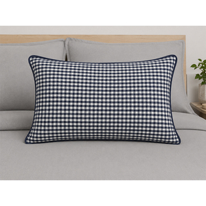 100% Cotton Yarn Dyed Gingham Cushion Cover | Decorative Check Throw <b>Pillow</b> Cover for <b>Sofa</b>, Bed - Product Image 4
