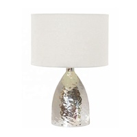 Lampe de table métal doré miroir polonais sans abat-jour chevet couloir hôtel restaurant ferme bureau étude lampe de table de nuit