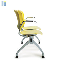 Fauteuils d'attente modernes en métal, 2 places, ergonomiques, écologiques, durables, confortables, avec accoudoirs, pour cliniques et hôpitaux
